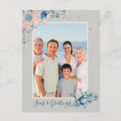 Seas & Greetings Weihnachten Schönes Foto Postkarte (Vorderseite)