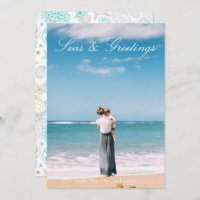 Seas Liebe Sea & Greetings Ocean Foto Flat Card