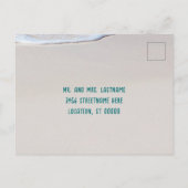 Seas n Greetings Beach Weihnachtskarte Postkarte (Rückseite)