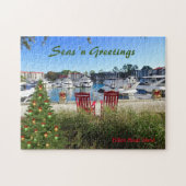 Seas n Greetings Hilton Head Island Hafen Stadt Puzzle (Horizontal)
