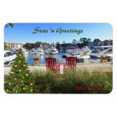 Seas 'n Greetings Hilton Head SC Hafen Stadt Magnet (Horizontal)