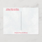 Seas n Greetings von Hilton Head Island Weihnachte Postkarte (Rückseite)