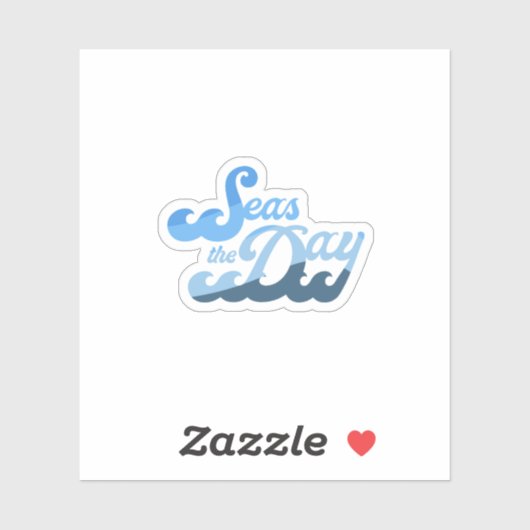 Seas the Day Aufkleber (Blatt)
