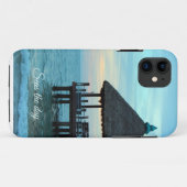 Seas the Day Beach Tiki Hut Case-Mate iPhone Hülle (Rückseite (Horizontal))