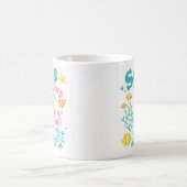 "Seas the Day" Boho farbenfrohe Küste Kaffeetasse (Mittel)