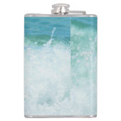 SEAS the Day Breaking Ocean Waves Flachmann (Rückseite)