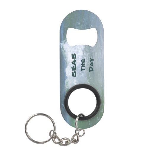 SEAS the Day Breaking Wave mit Initialen Mini Flaschenöffner (Vorderseite)