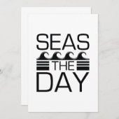Seas The Day Dankeskarte (Vorne/Hinten)