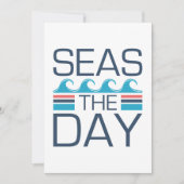 Seas The Day Dankeskarte (Vorderseite)