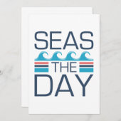 Seas The Day Dankeskarte (Vorne/Hinten)