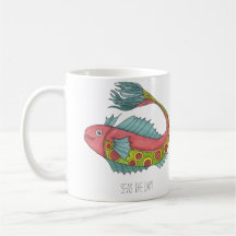 Seas the Day Fish Tasse