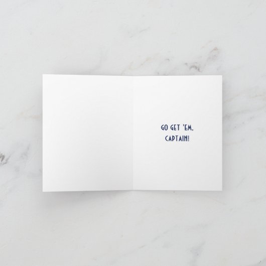 Seas the Day Funny Encourement Card Karte (Innenseite)