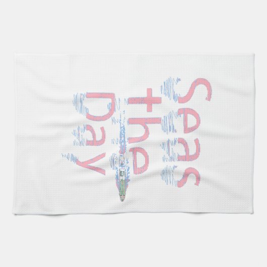 Seas the Day Geschirrtuch (Horizontal)