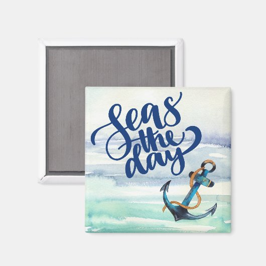 Seas the Day Magnet (Vorderseite/Rückseite)