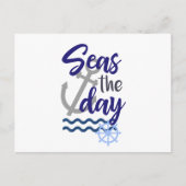 Seas the Day, nautical Postkarte (Vorderseite)