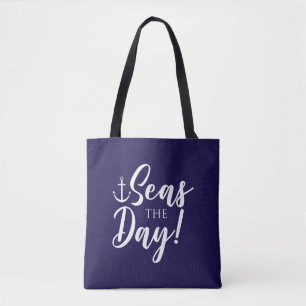 Seas the Day! nautisch Tasche