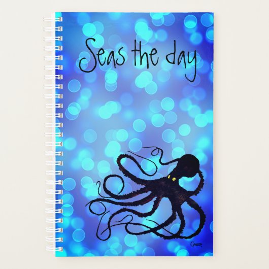 Seas the Day Octopus - Tagesplaner Planer (Vorderseite)