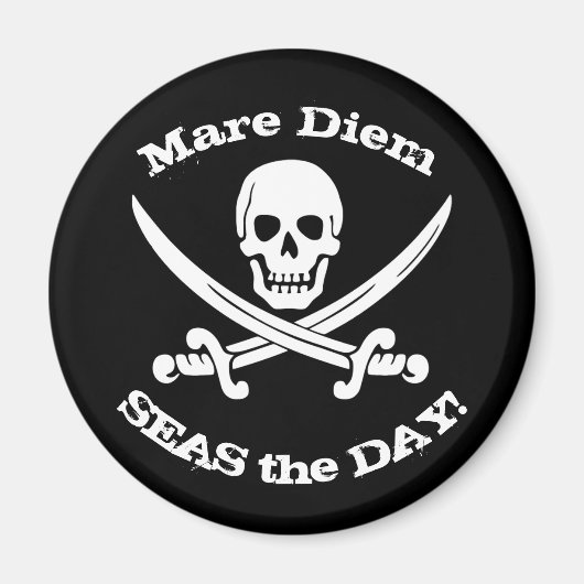 Seas the Day Pirate Magnet (Vorne)