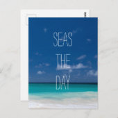 Seas The Day Postkarte (Vorne/Hinten)