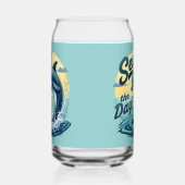 Seas the Day Retro Dolphin Ocean Ästhetik Dosenglas (Links)