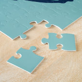 Seas the Day Retro Dolphin Ocean Ästhetik Puzzle (Seite)