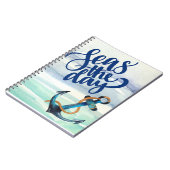 Seas the Day Spiral Notebook Notizblock (Linke Seite)