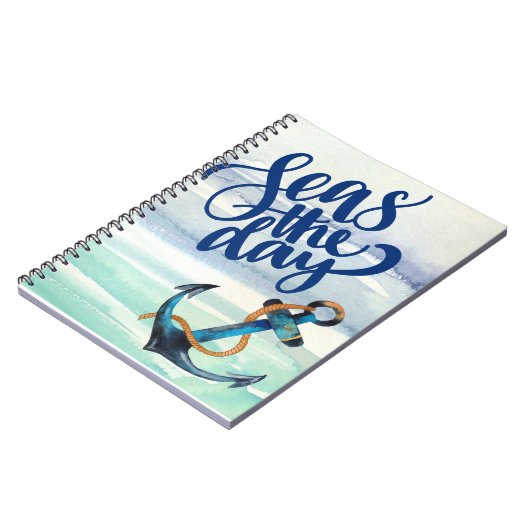 Seas the Day Spiral Notebook Notizblock (Linke Seite)