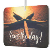 Seas the day starfish beach Foto Insel Brise Autolufterfrischer (Links)