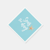 Seas the Day Starfish Beach Serviette (Ecke)
