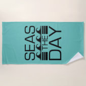 Seas The Day Strandtuch (Vorderseite)