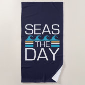 Seas The Day Strandtuch (Vorderseite)