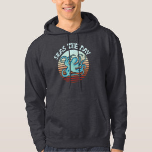 Seas The Day Summer Vibes Octopus Hoodie