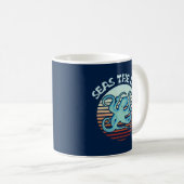 Seas The Day | Summer Vibes Octopus Kaffeetasse (VorderseiteRechts)