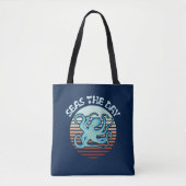 Seas The Day | Summer Vibes Octopus Tasche (Vorderseite)