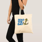 Seas The Day Tote Bag Tragetasche (Vorderseite (Produkt))