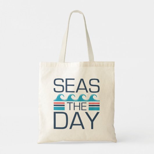 Seas The Day Tragetasche (Rückseite)