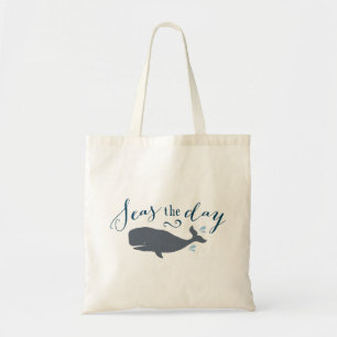 Seas the Day Vintag Wal Tragetasche