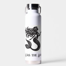 "Seas The Day" Wasserflasche