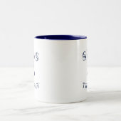 Seas the Day Zweifarbige Tasse (Mittel)