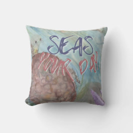 Seas your Day Outdoor Throw Kissen