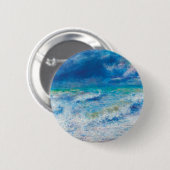 Seascape (1897) von Pierre-Auguste Renoir Button (Vorne & Hinten)