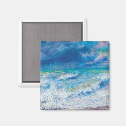 Seascape (1897) von Pierre-Auguste Renoir Magnet (Vorderseite/Rückseite)
