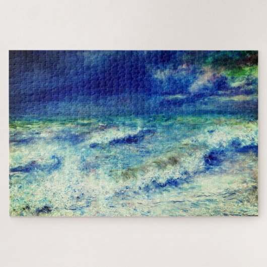 Seascape (1897) von Pierre-Auguste Renoir Puzzle (Horizontal)