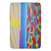 Seascape Acrylic Fine Art Badematte (Vorderseite Vertikal)