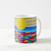 Seascape Acrylic Fine Art Kaffeetasse (VorderseiteRechts)