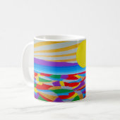 Seascape Acrylic Fine Art Kaffeetasse (Vorderseite Links)