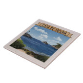 Seascape (anpassbar) Keramik Tile Fliese (Seite)