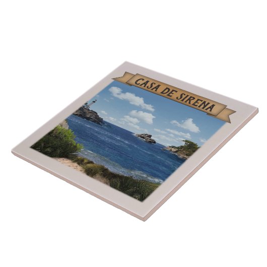 Seascape (anpassbar) Keramik Tile Fliese (Seite)