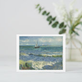 Seascape at Saintes-Maries (F415)Van Gogh Fine Art Postkarte (Stehend Vorderseite)
