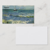 Seascape at Saintes-Maries (F415)Van Gogh Fine Art Visitenkarte (Vorne/Hinten)